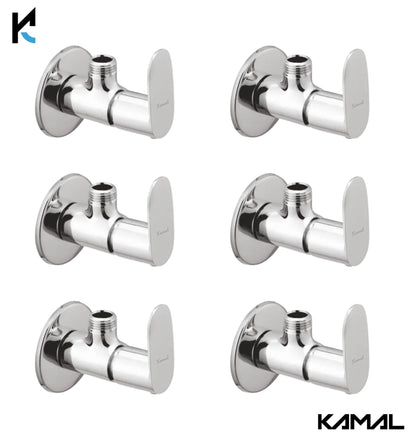 Opal Angle Valve (Full Brass) - by Kamal - Kamal Bathware