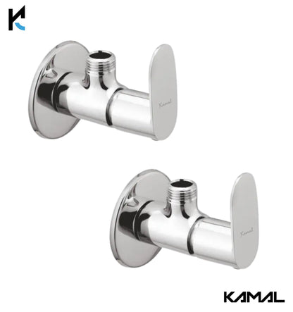 Opal Angle Valve (Full Brass) - by Kamal - Kamal Bathware