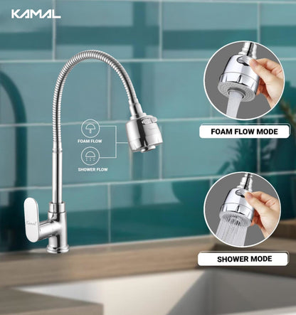 Opal Dual Flow Heavy Body Sink Tap – by Kamal - Opal - Kamal Bathware