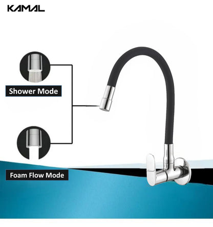 Opal Flexible Sink Tab Faucet (Brass & Silicone) - by Kamal - Opal - Kamal Bathware