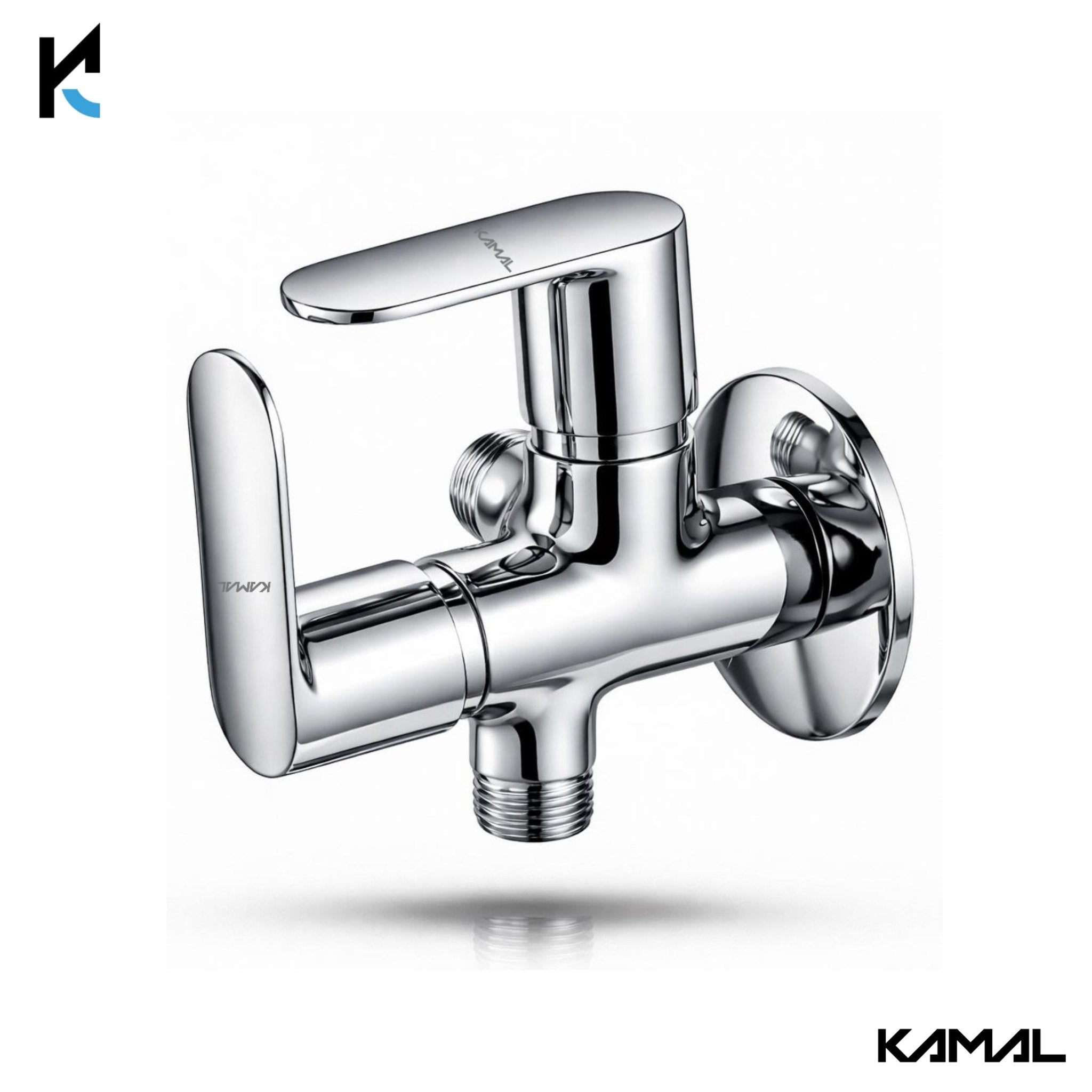 Opal Two in One Angle Valve (Full Brass) - by Kamal - Opal - Kamal Bathware