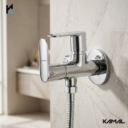 Opal Two in One Angle Valve (Full Brass) - by Kamal - Opal - Kamal Bathware