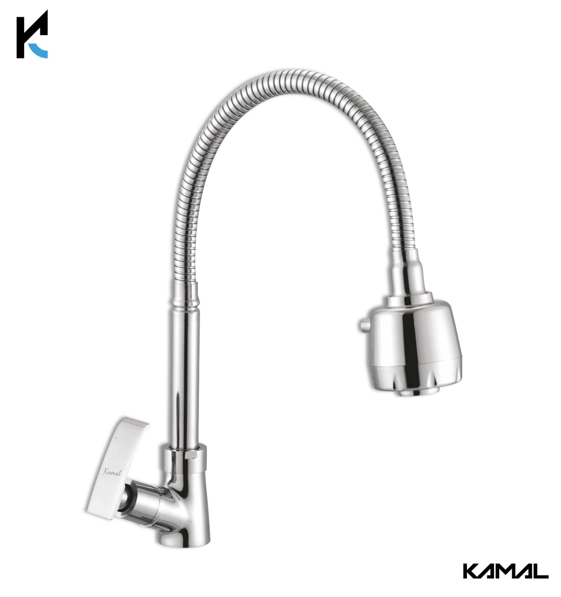 Orion Dual Flow Table Mounted 360° Sink Tap - by Kamal - Orion - Kamal Bathware