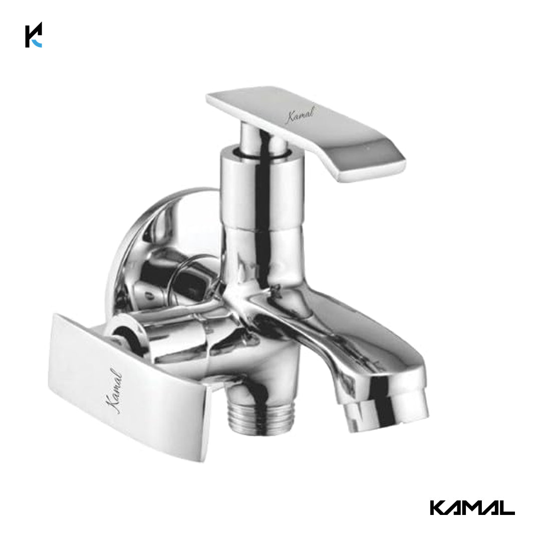 Orion (Eco) Two Way Bib Tap (Full Brass) - by Kamal - Orion (Eco) - Kamal Bathware