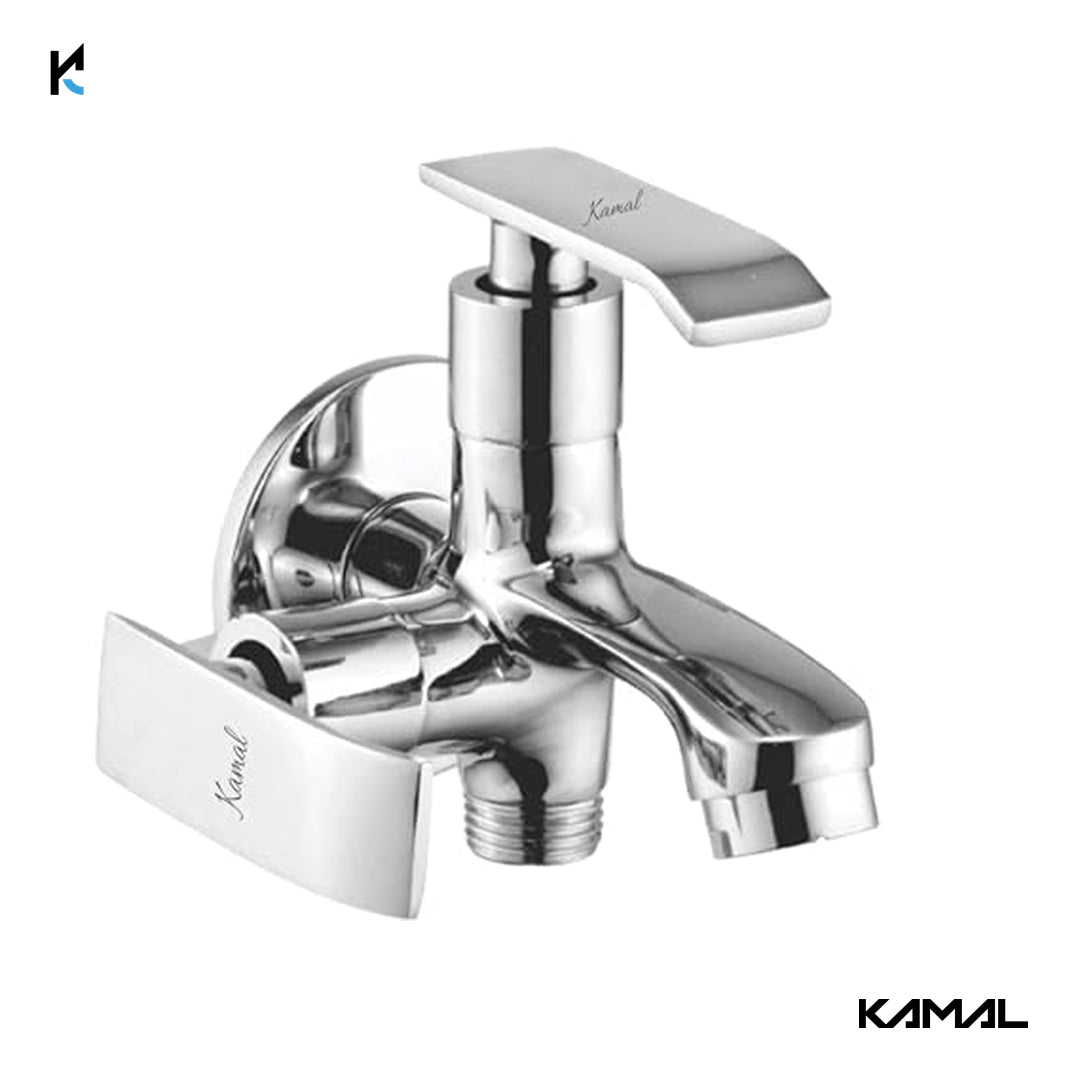 Orion Two Way Bib Tap (Full Brass) - by Kamal - Orion - Kamal Bathware