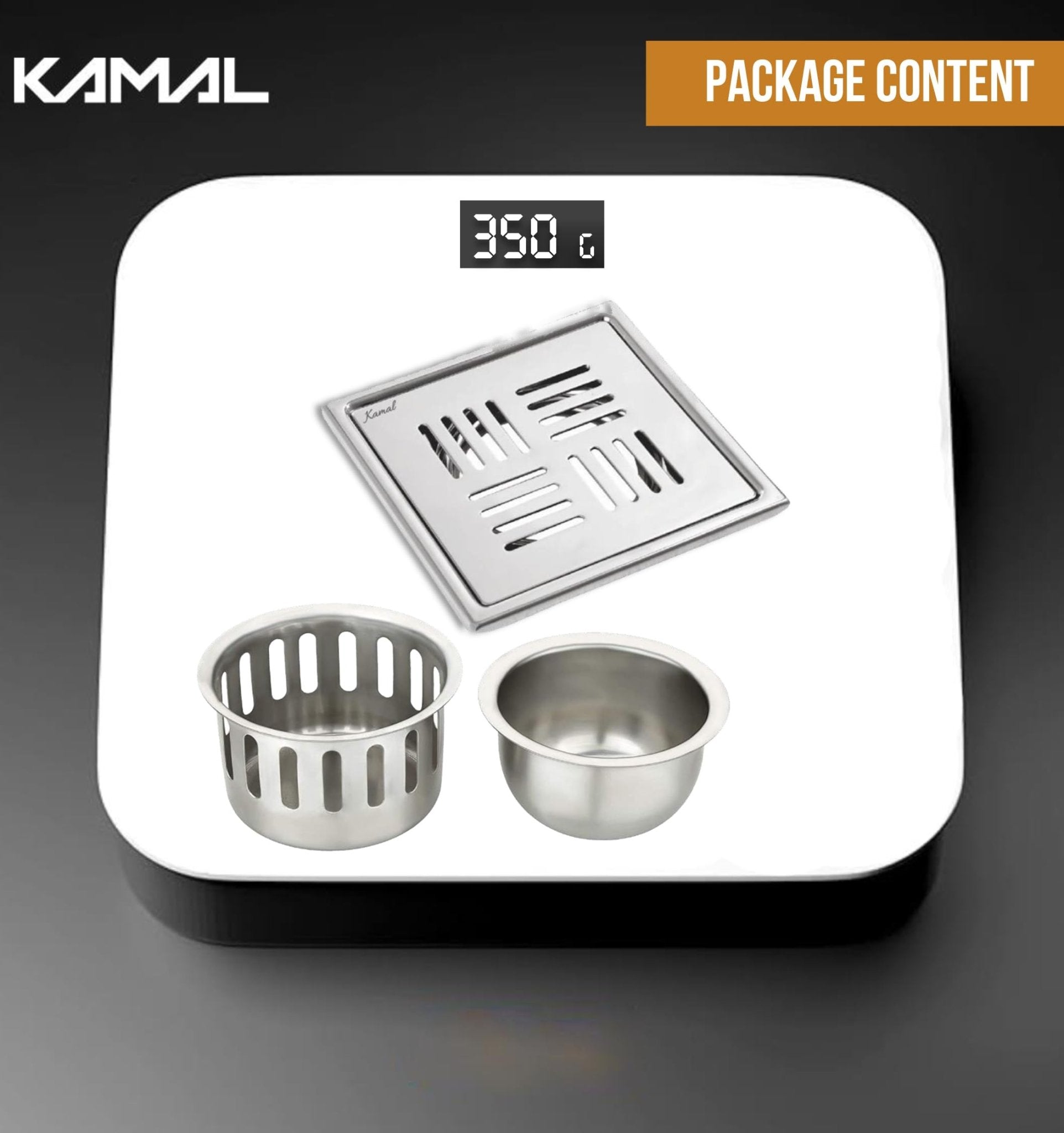 Quadrix Cockroach Trap Jali Drain Strainer - by Kamal - Quadrix - Kamal Bathware