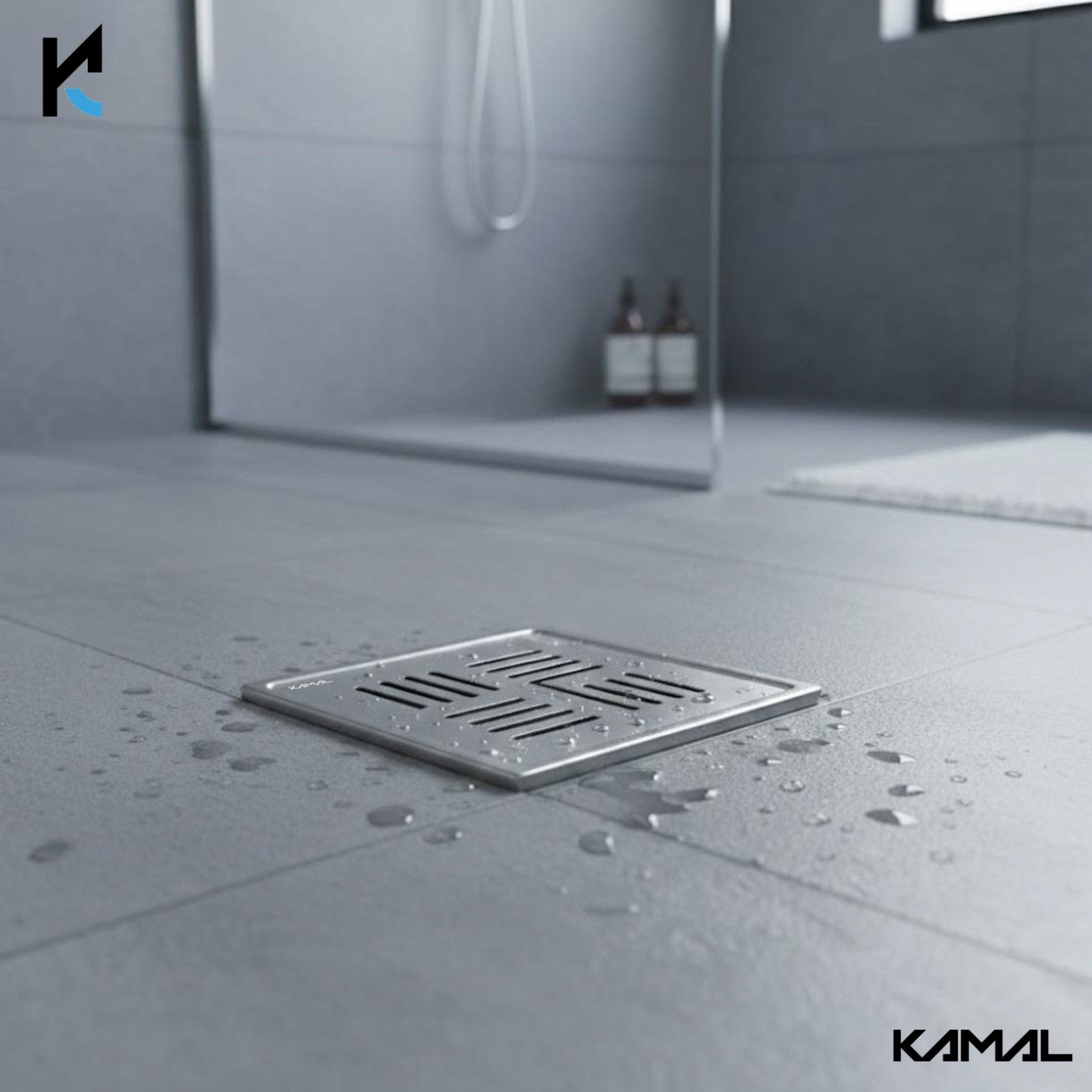 Quadrix Cockroach Trap Jali Drain Strainer - by Kamal - Quadrix - Kamal Bathware