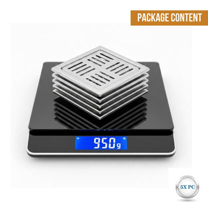 Quadrix Floor Drain Cockroach Trap Ring (Set of 5) - by Kamal - Quadrix - Kamal Bathware