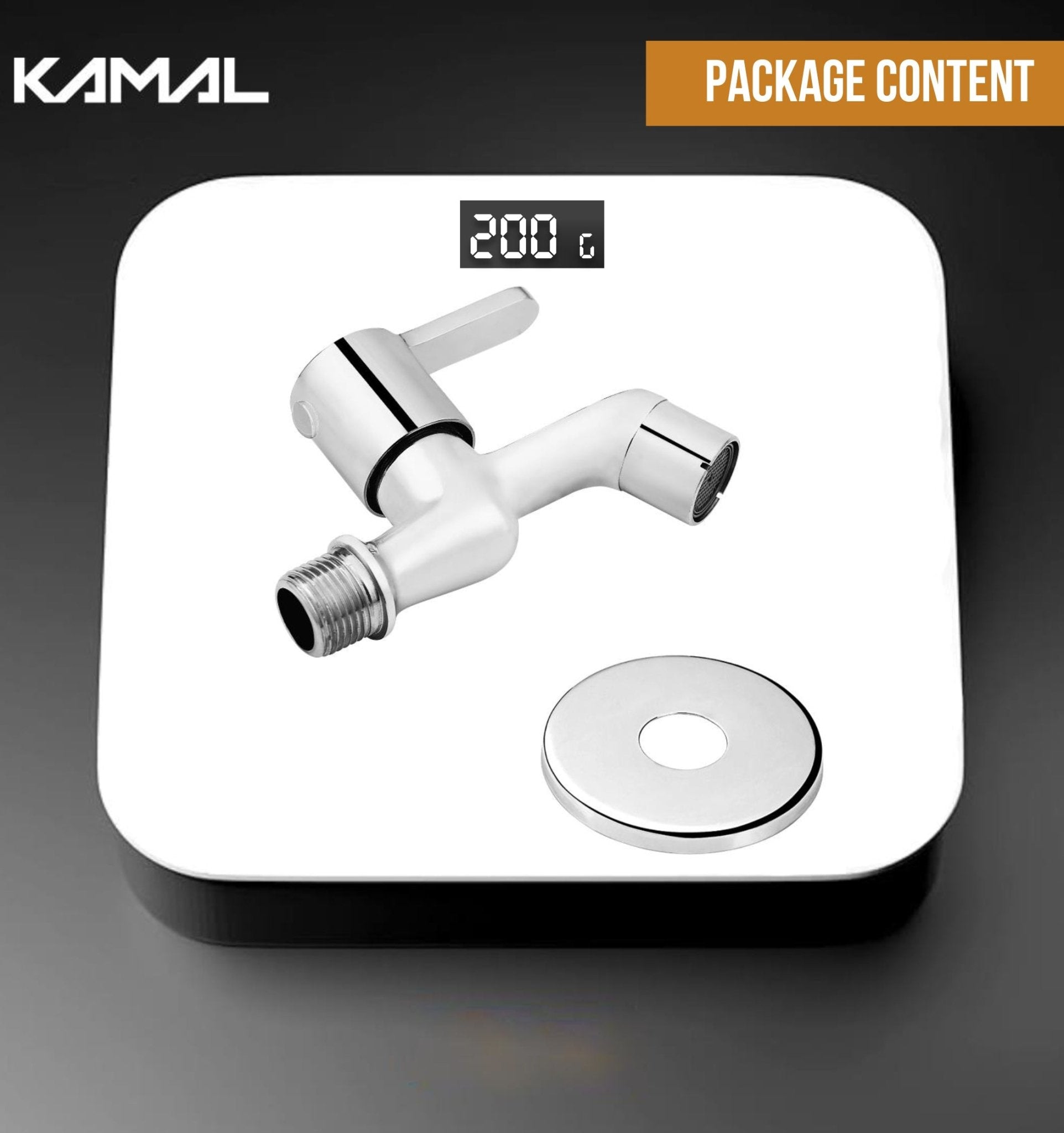 Rio Bib Tap (Full Brass) - by Kamal - Kamal Bathware