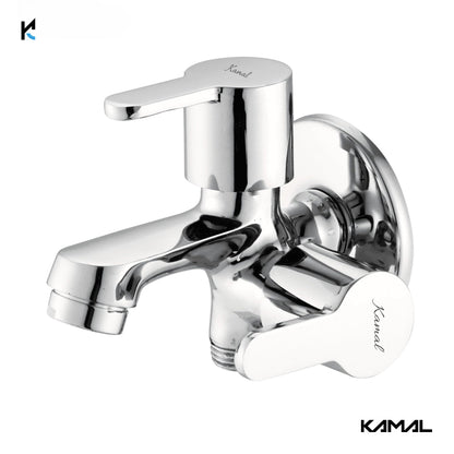 Rio Elite Two Way Bib Tap (Full Brass) - by Kamal - Rio Elite - Kamal Bathware
