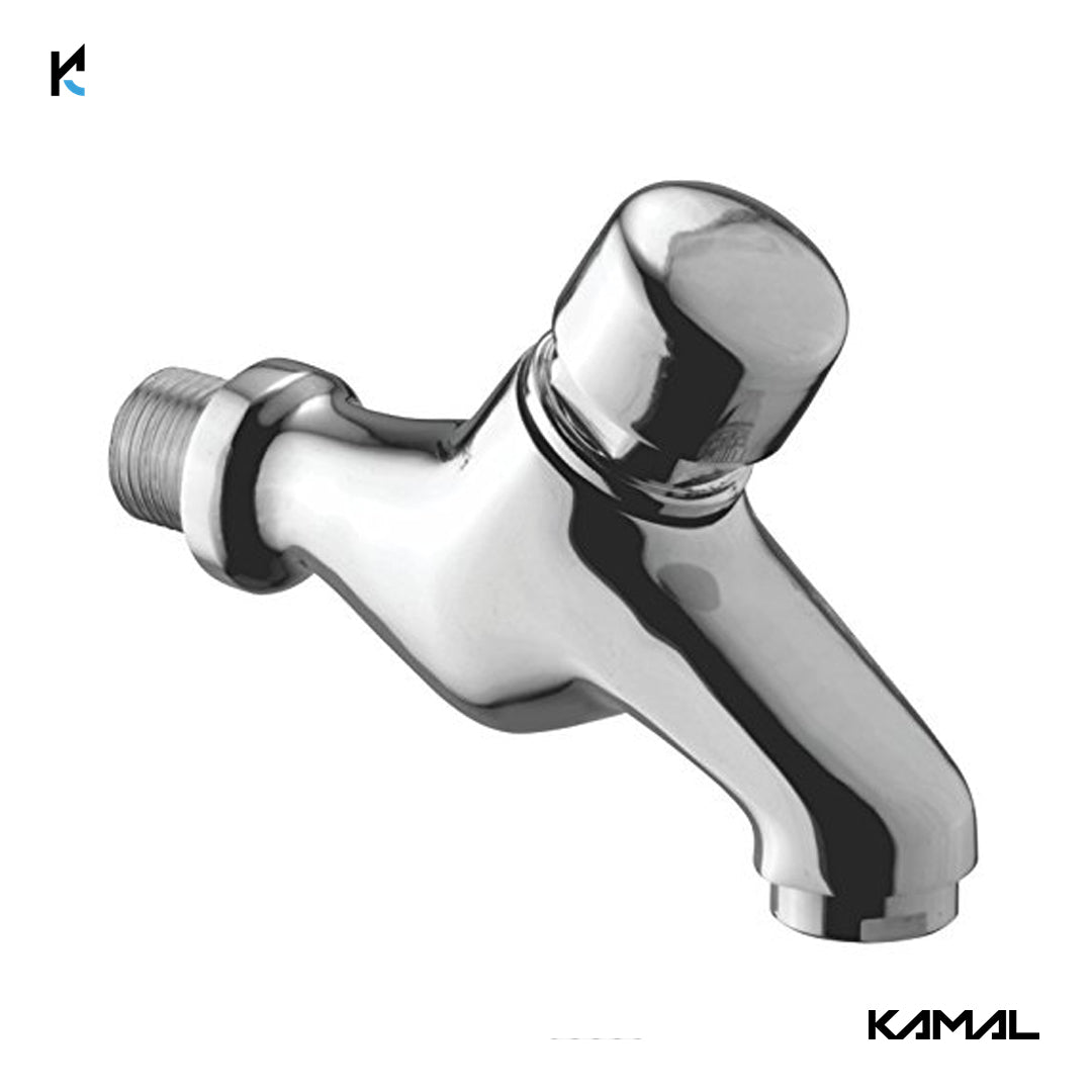 Self Closing Bib Cock (Full Brass) - by Kamal - Kamal Bathware