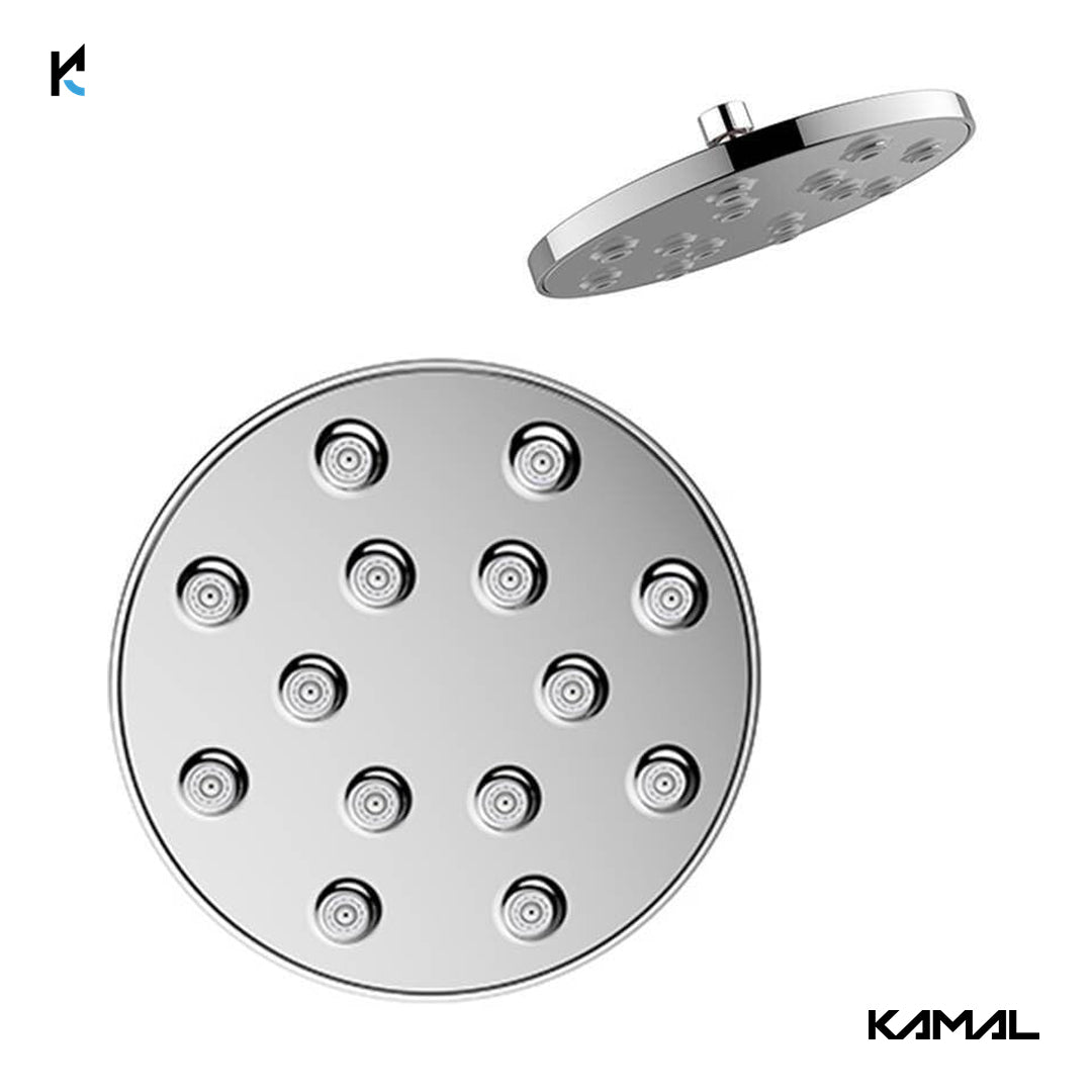 Shower Wave 4 Inch Round (Mist Flow) - by Kamal - Mist Flow - Kamal Bathware