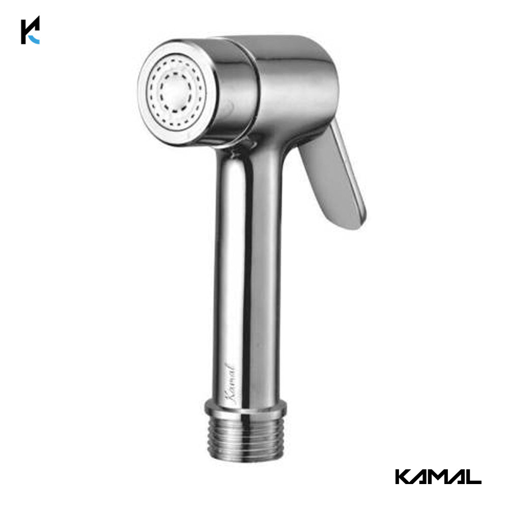 Sleek Brass Health Faucet (Only Handle) - by Kamal - Kamal Bathware