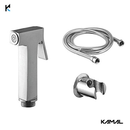 Square Full Brass Health Faucet - by Kamal - Square - Kamal Bathware