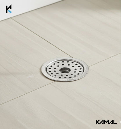 Stainless Steel Cockroach Trap with 5 Inch Hole - by Kamal - Drainer - Kamal Bathware