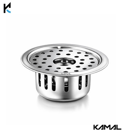 Stainless Steel Cockroach Trap with 5 Inch Hole - by Kamal - Drainer - Kamal Bathware