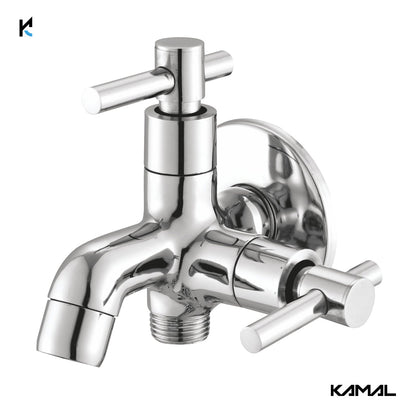 Tarim Prime Nova Series Kamal Two Way Bib Tap (Full Brass) - by Kamal - Tarim - Kamal Bathware