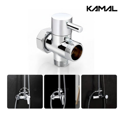 Tee Diverter Wall Mixer Angle Cock Faucet - by Kamal - Tee Diverter - Kamal Bathware