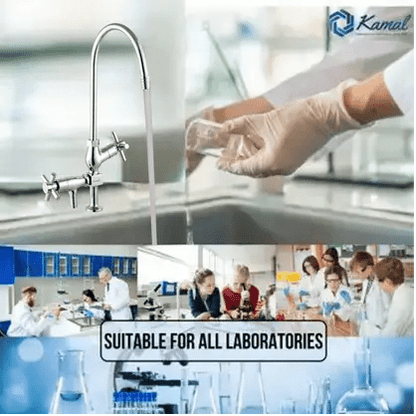 Two Way Laboratory Tap (Full Brass) - by Kamal - Kamal Bathware