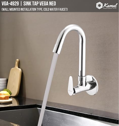 Vega Neo Sink Tap (Full Brass) - by Kamal - Vega Neo - Kamal Bathware