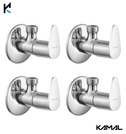 Vignette Full Brass Angle Cock Tap (Full Brass) - by Kamal - Kamal Bathware
