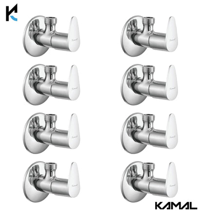 Vignette Full Brass Angle Cock Tap (Full Brass) - by Kamal - Kamal Bathware
