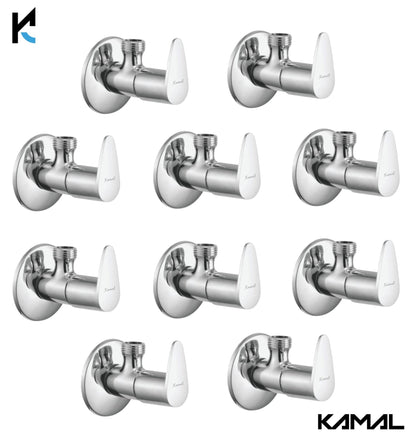 Vignette Full Brass Angle Cock Tap (Full Brass) - by Kamal - Kamal Bathware
