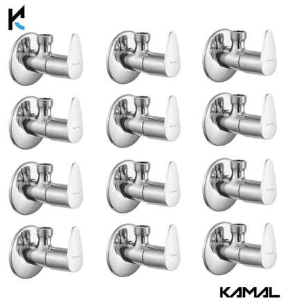 Vignette Full Brass Angle Cock Tap (Full Brass) - by Kamal - Kamal Bathware