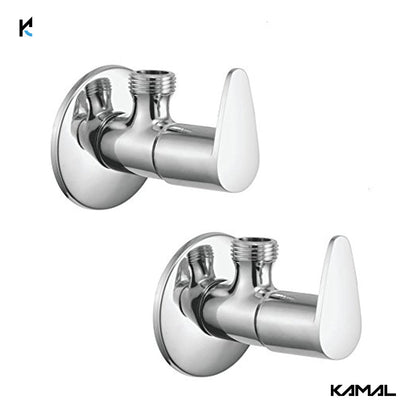 Vignette Full Brass Angle Cock Tap (Full Brass) - by Kamal - Kamal Bathware