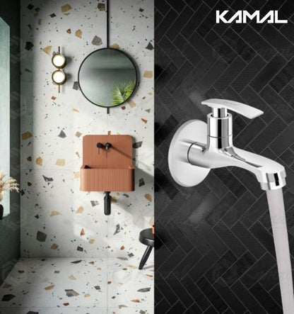 Vista Bib Tap Brass Faucet - by Kamal - Vista - Kamal Bathware