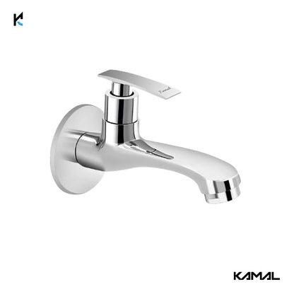 Vista Long Body Bib Tap (Full Brass) - by Kamal - Kamal Bathware