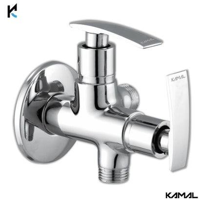 Vista Two in One Angle Valve (Full Brass) - by Kamal - Vista - Kamal Bathware