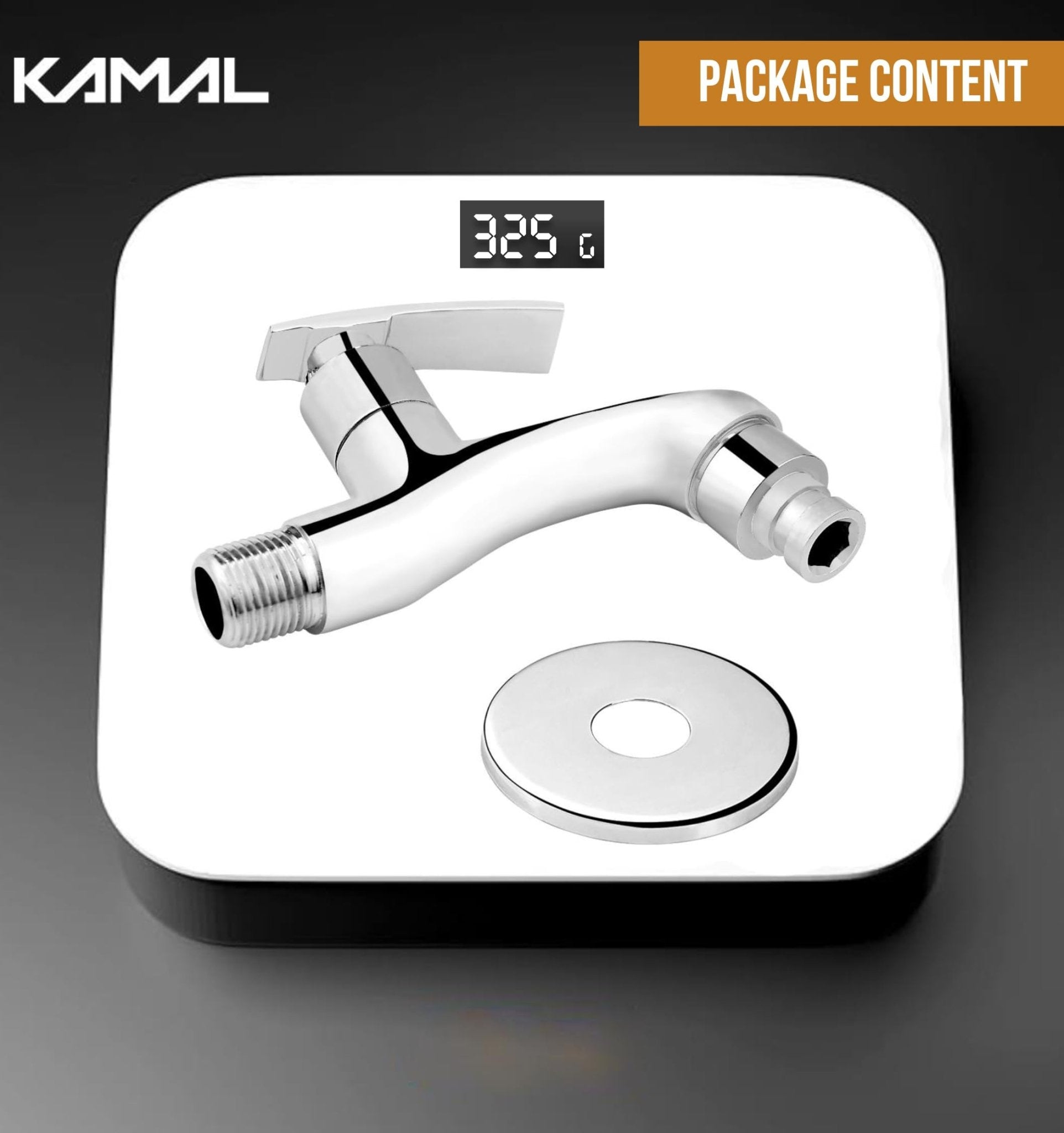 Vista Washing Machine Bib Tap (Full Brass) - by Kamal - Vista - Kamal Bathware