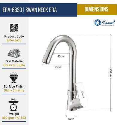 Era Swan Neck (Full Brass) - by Kamal